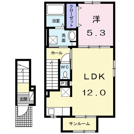 リブレ稲荷町の物件間取画像